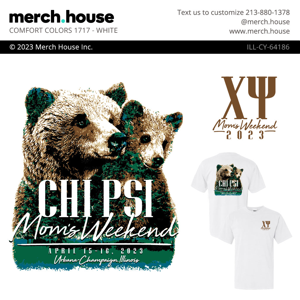 Fraternity Philanthropy Mother Bear and Cub Shirt