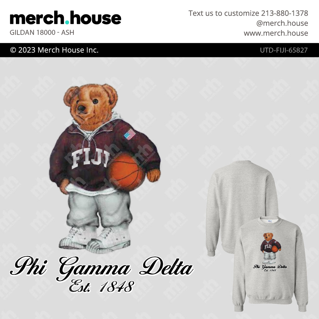 Fraternity PR Basketball Bear Shirt