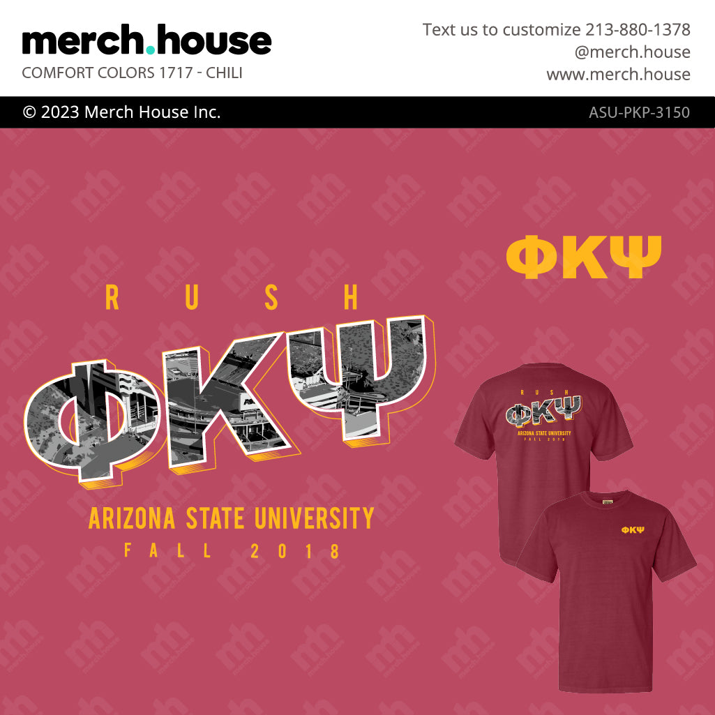 Fraternity Rush Shirt Campus Postcard