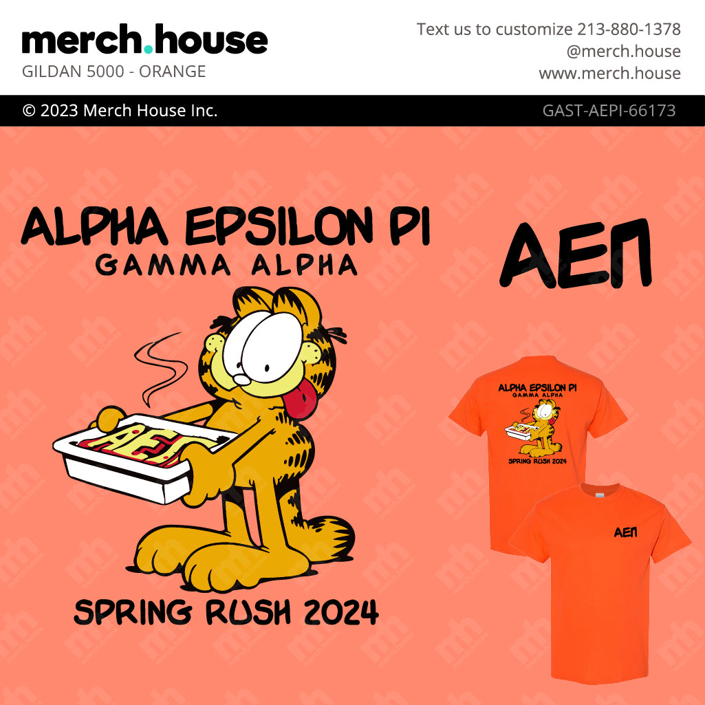 Fraternity Rush Shirt Garfield