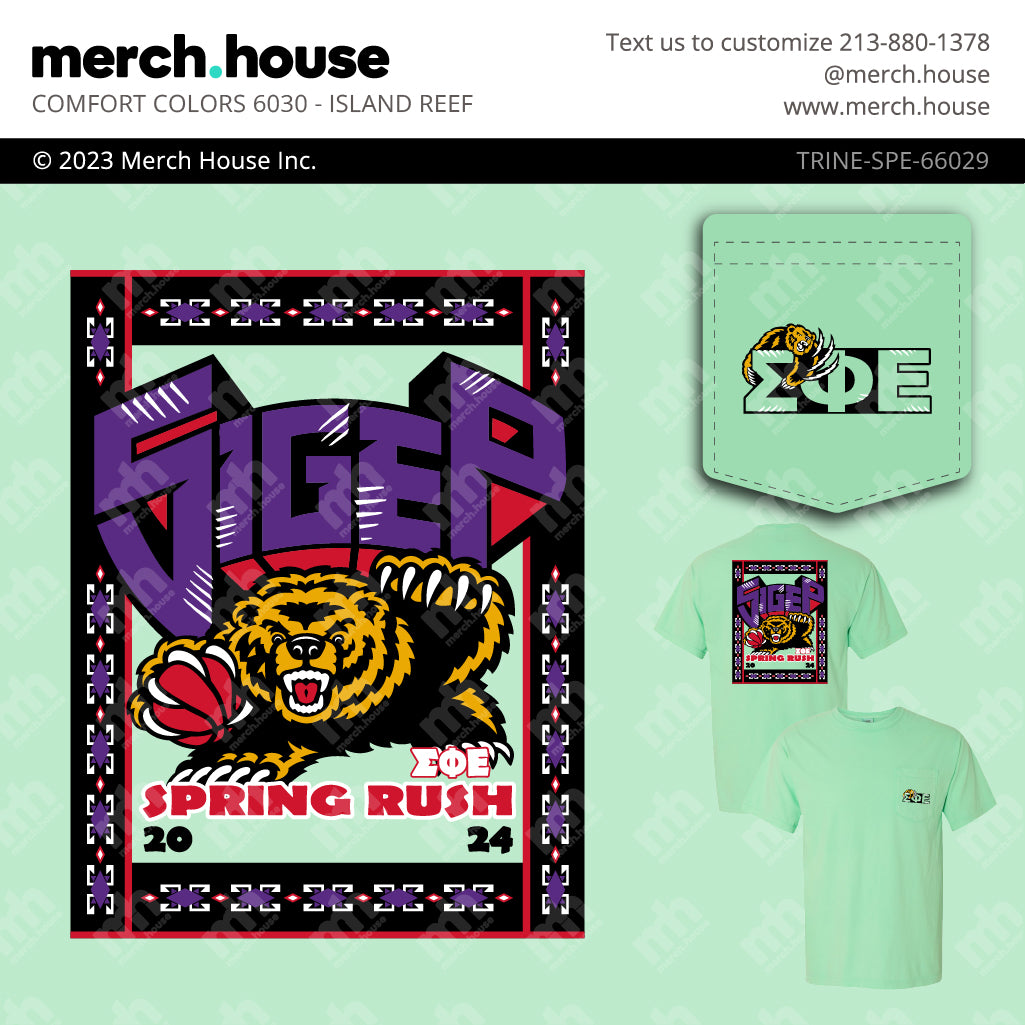 Fraternity Rush Shirt Grizzly Bear
