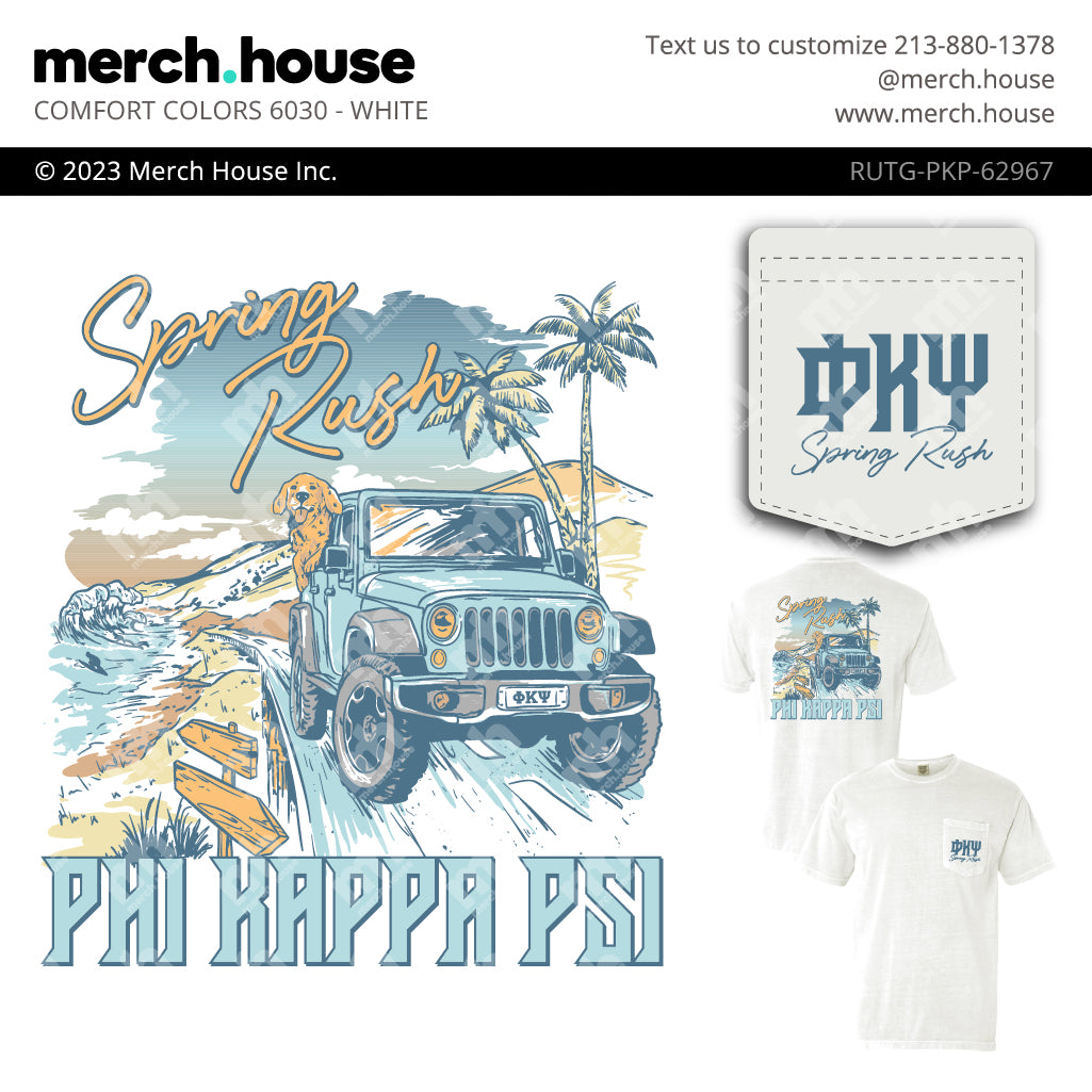 Fraternity Rush Shirt Jeep Beach