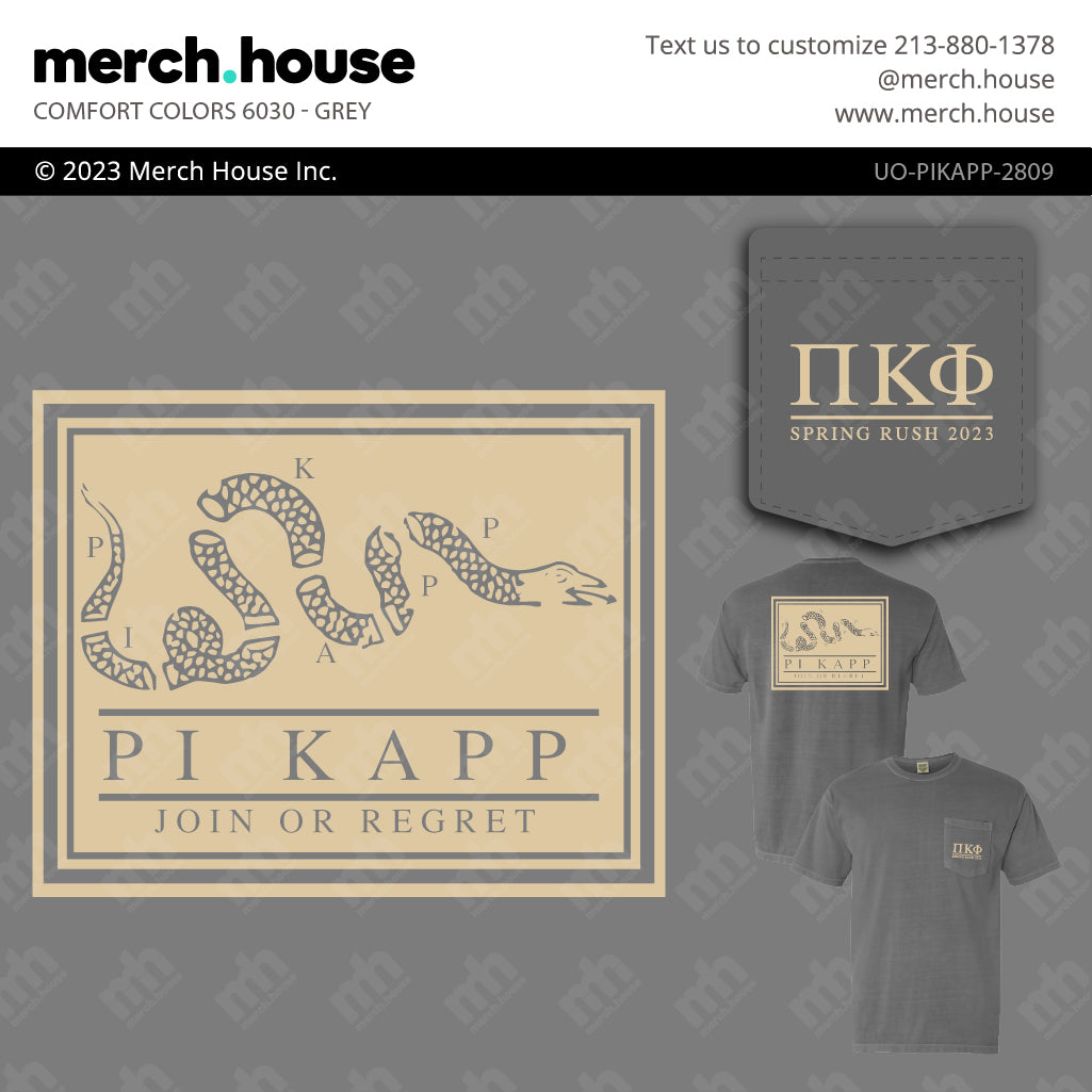 Fraternity Rush Shirt Join or Regret