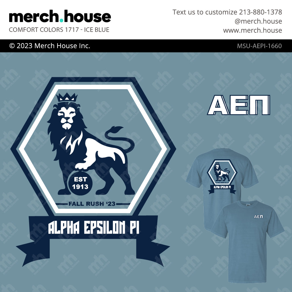 Fraternity Rush Shirt Lion Crown