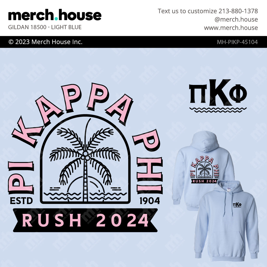 Fraternity Rush Shirt Pi Kapp Palms