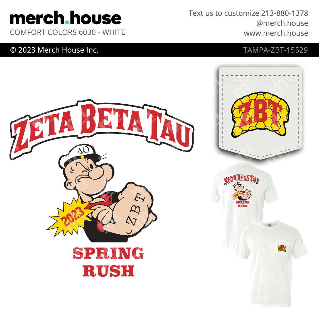 Fraternity Rush Shirt Popeye
