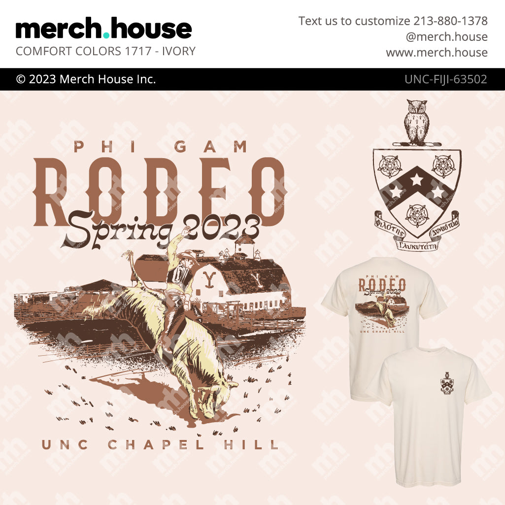 Fraternity Rush Shirt Rodeo Barn