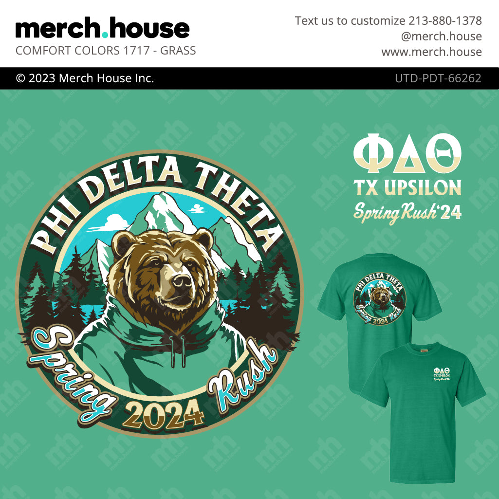 Fraternity Rush Shirt Smokey Bear