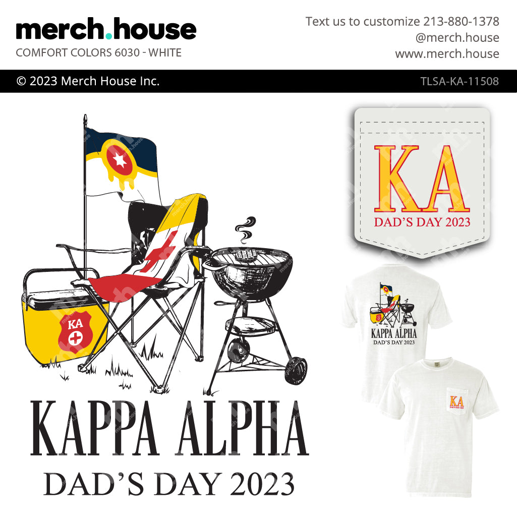 Kappa Alpha Order Dad's Weekend Tailgate Grill Shirt