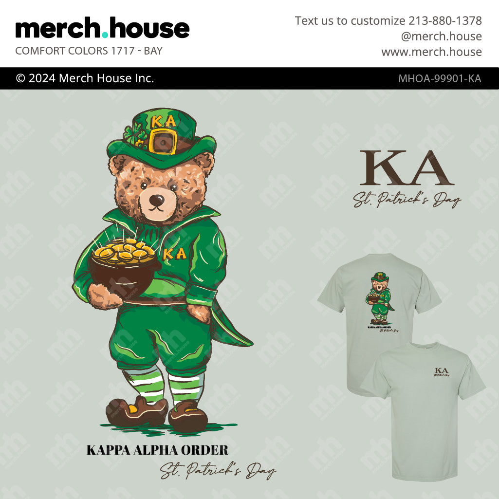 Kappa Alpha Order Mixer St. Patrick Bear Shirt