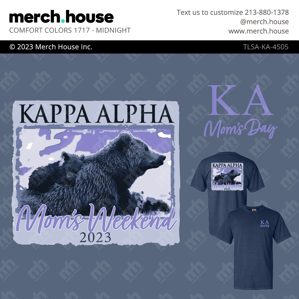 Kappa Alpha Order Mom's Weekend Momma Bear Shirt