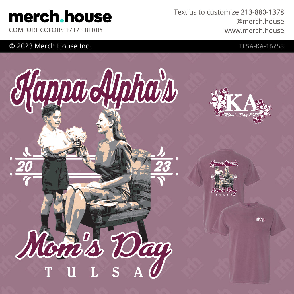 Kappa Alpha Order Mom's Weekend Vintage Flowers Shirt