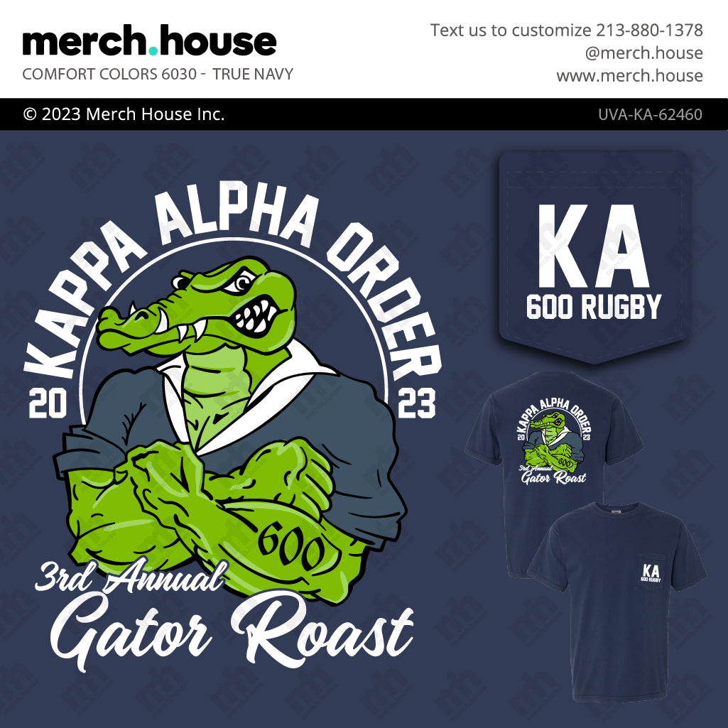 Kappa Alpha Order Philanthropy Gator Roast Shirt
