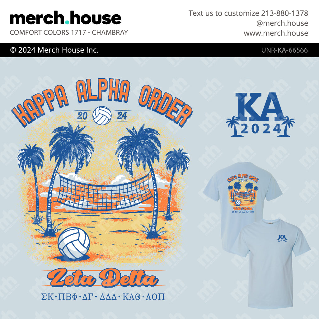 Kappa Alpha Order Philanthropy Volleyball Tournament Shirt