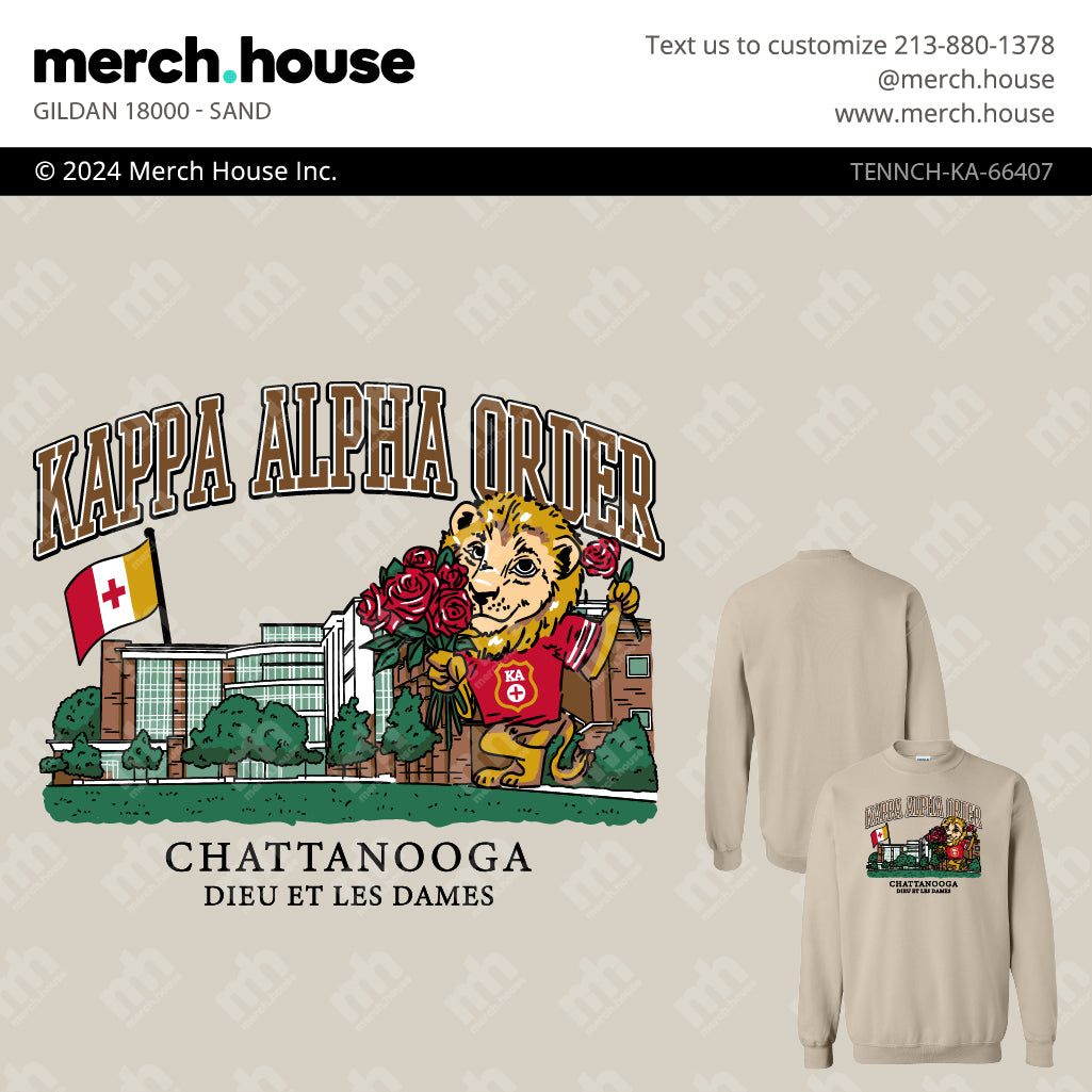 Kappa Alpha Order PR Lion with Roses Shirt