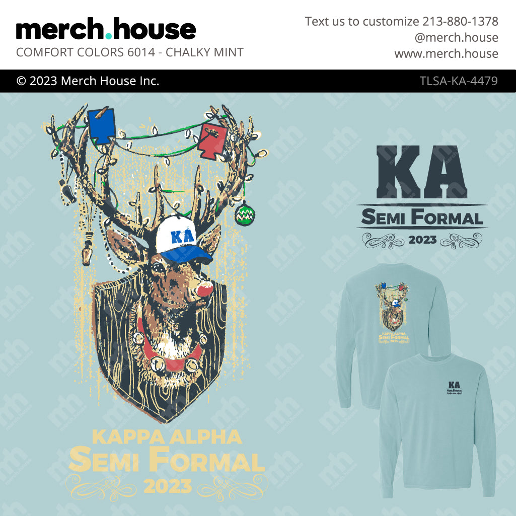 Kappa Alpha Order Semi Formal Trophy Deer Shirt