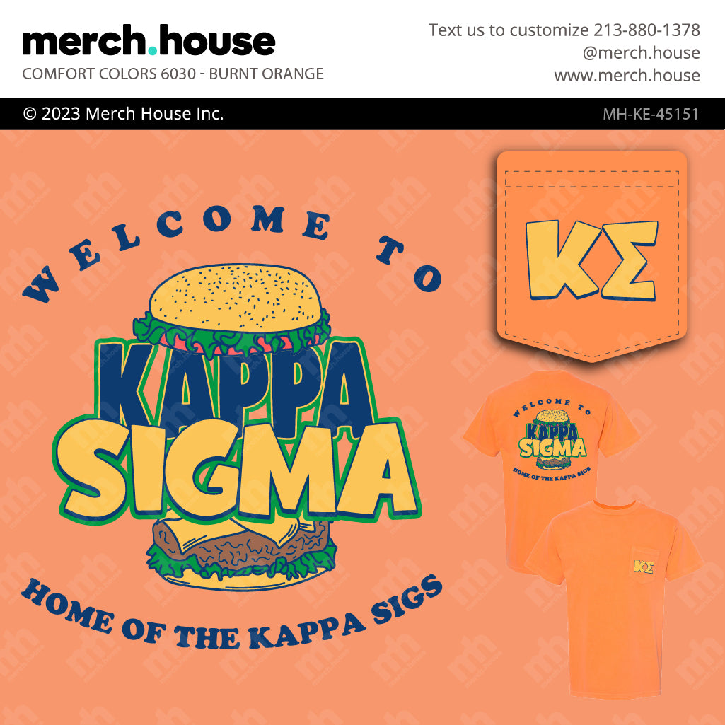 Kappa Sigma Bid Day Good Burger Shirt