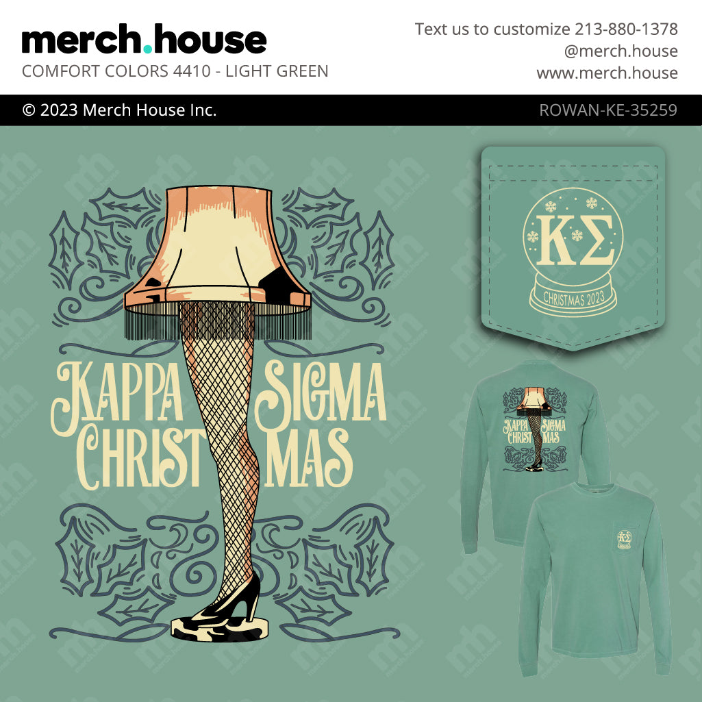 Kappa Sigma Christmas Story Leg Lamp Shirt
