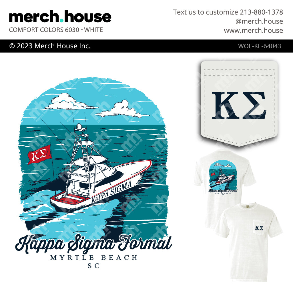 Kappa Sigma Formal Big Yacht Shirt
