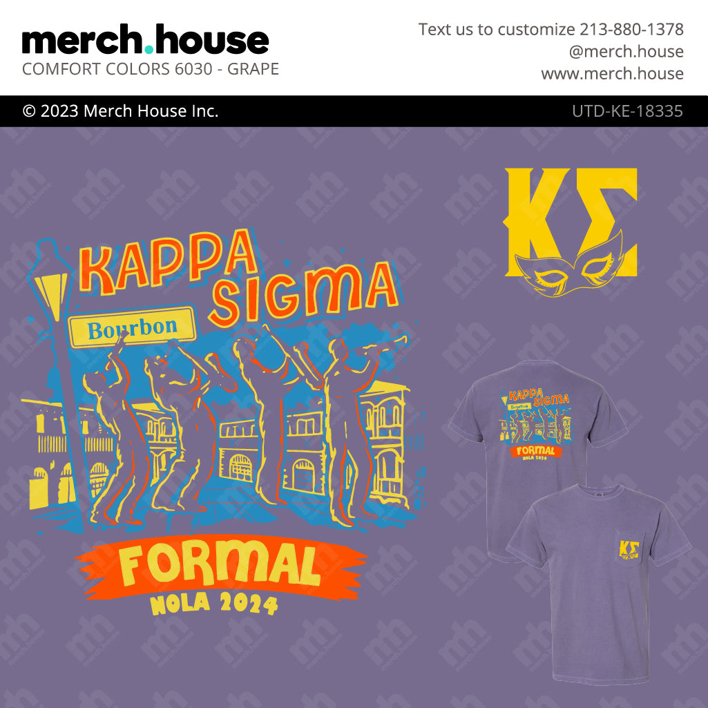 Kappa Sigma Formal Bourbon Street Shirt