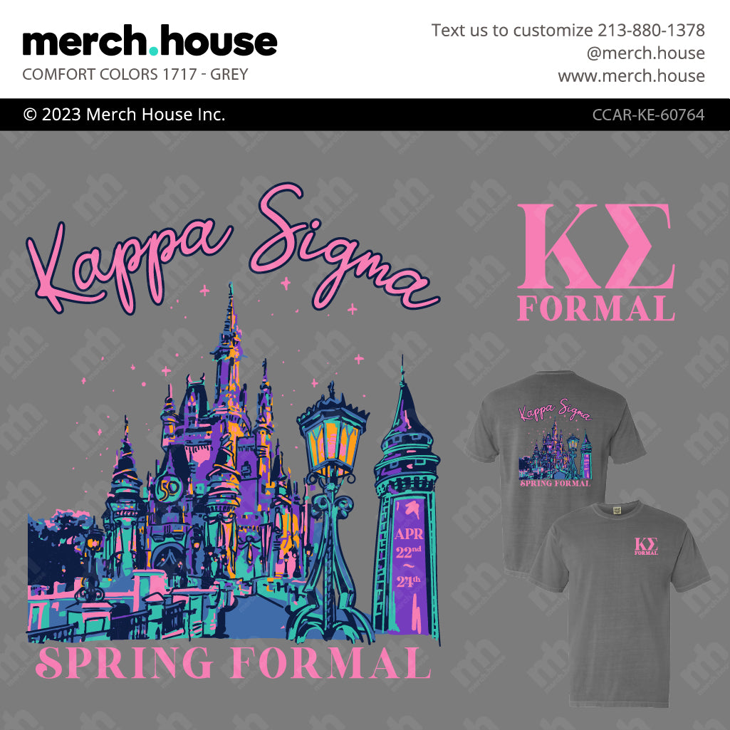 Kappa Sigma Formal Magic Castle Shirt