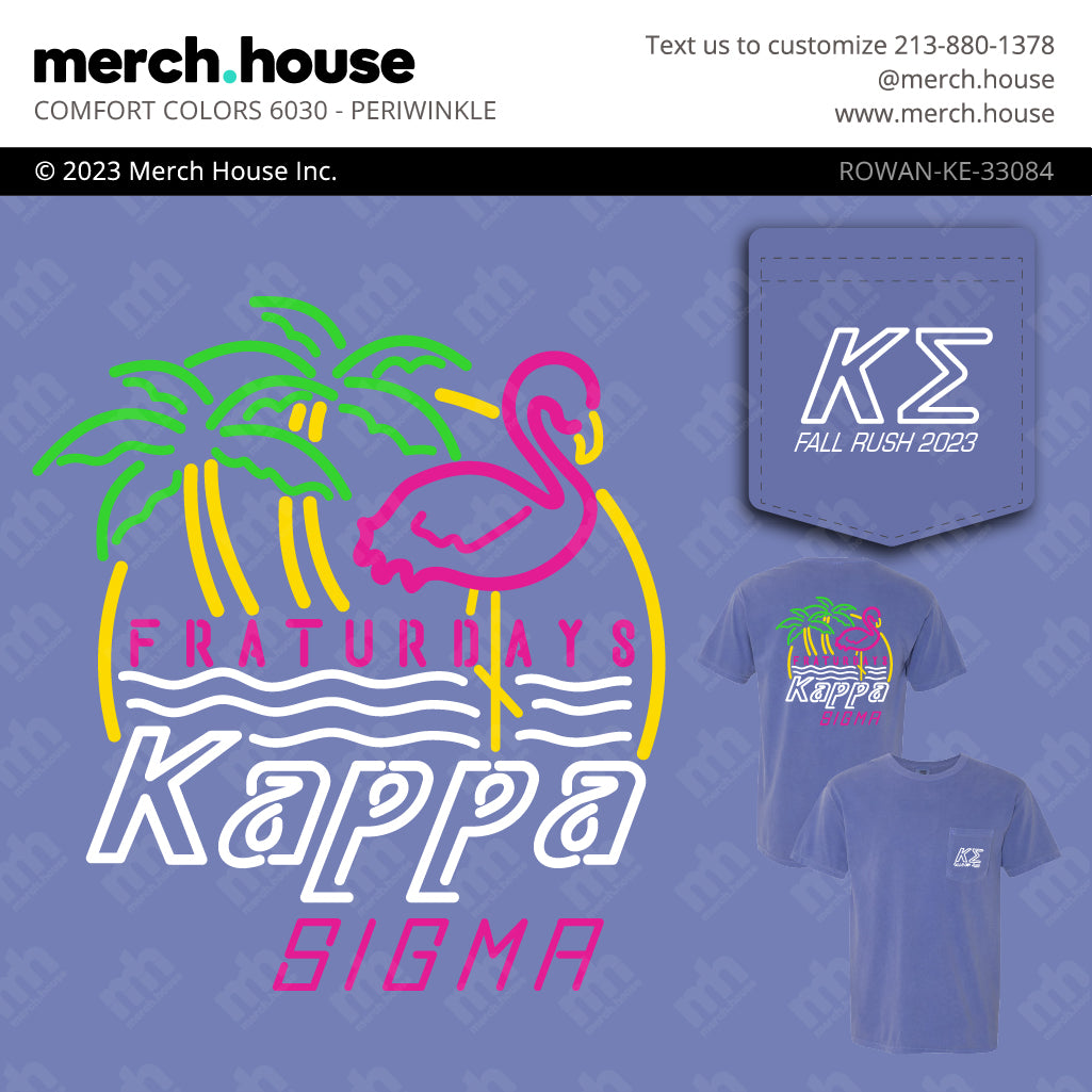 Kappa Sigma Mixer Flamingo Fraturday Shirt