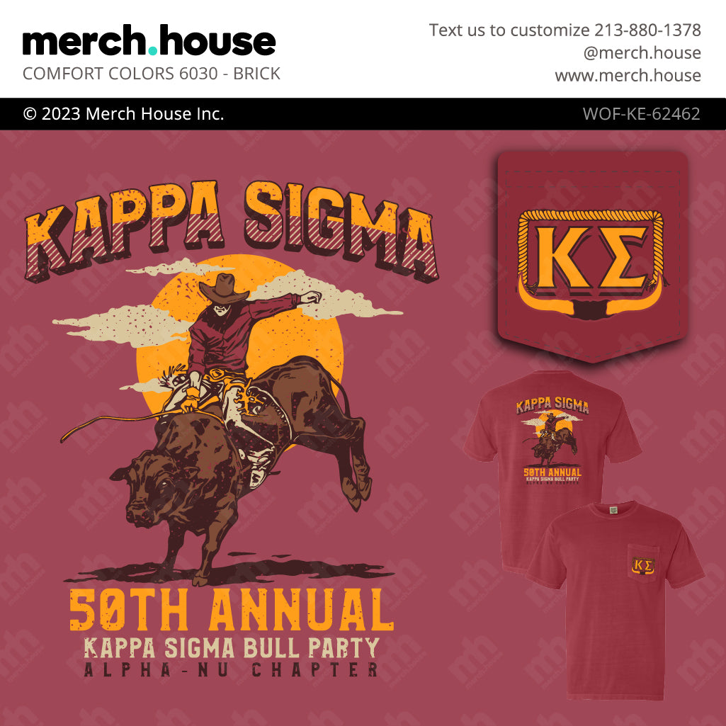 Kappa Sigma Philanthropy Bull Riding Shirt