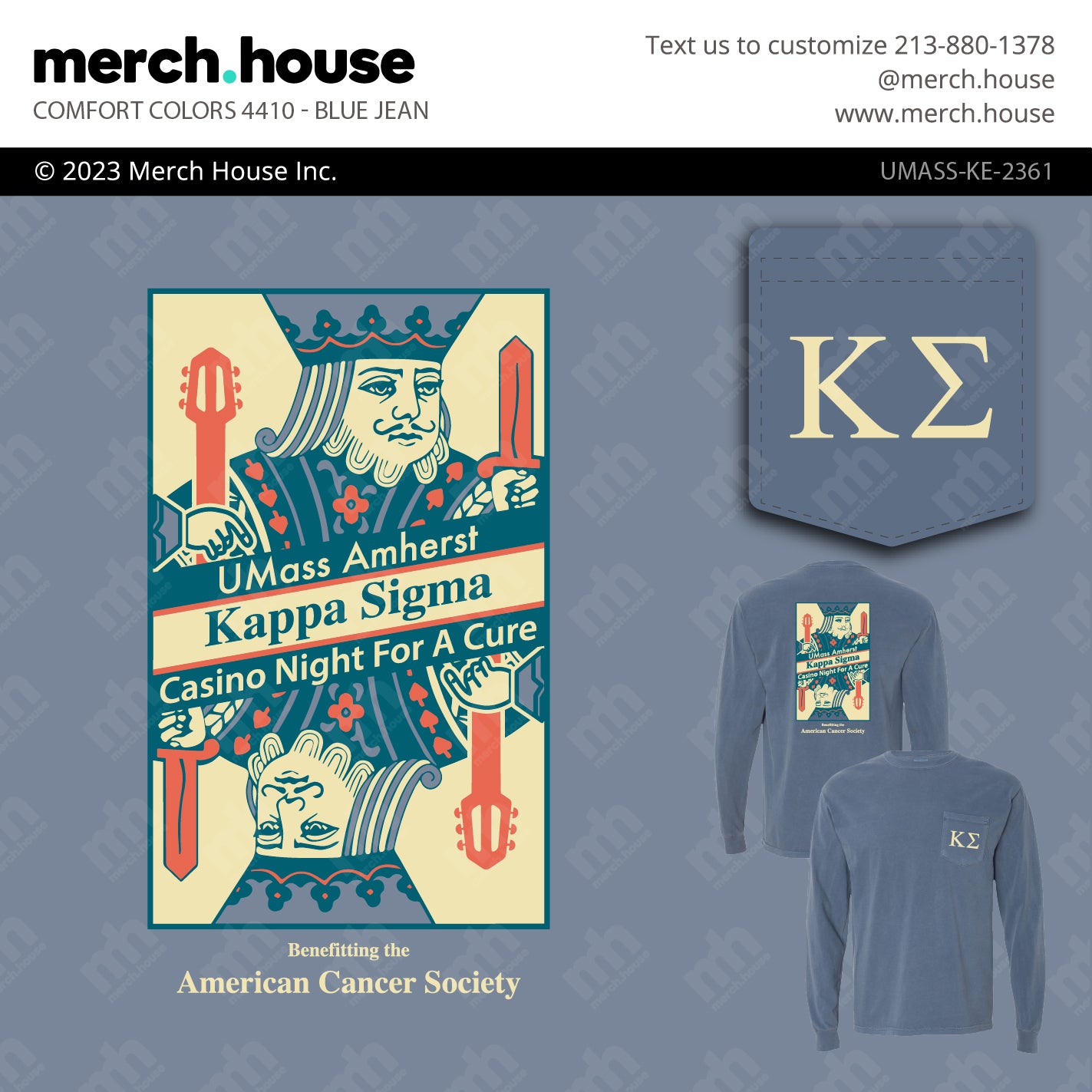 Kappa Sigma Philanthropy Casino Night Shirt
