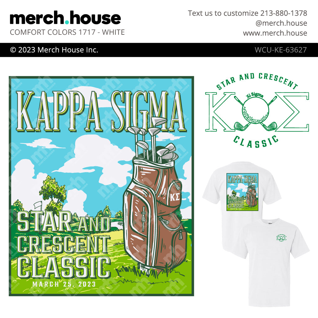 Kappa Sigma Philanthropy Golf Bag Shirt