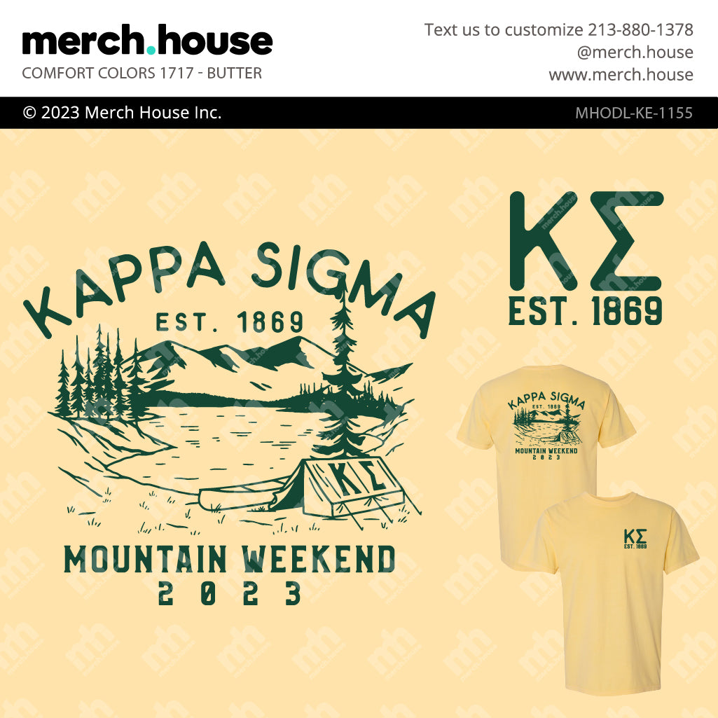 Kappa Sigma Philanthropy Mountain Camping Shirt