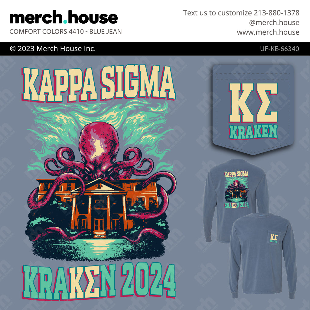 Kappa Sigma Philanthropy Octopus Monster Shirt