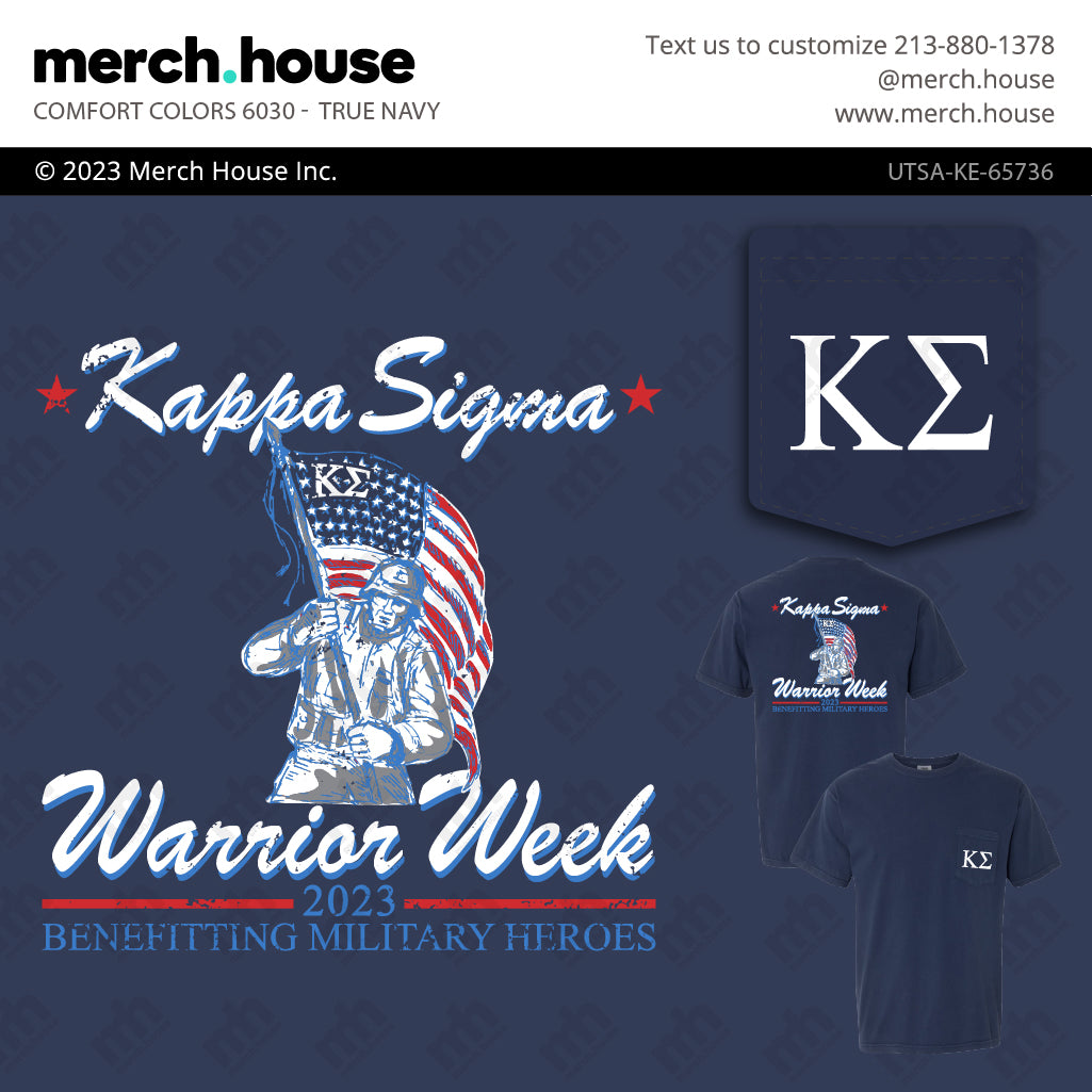 Kappa Sigma Philanthropy Warrior Week Shirt