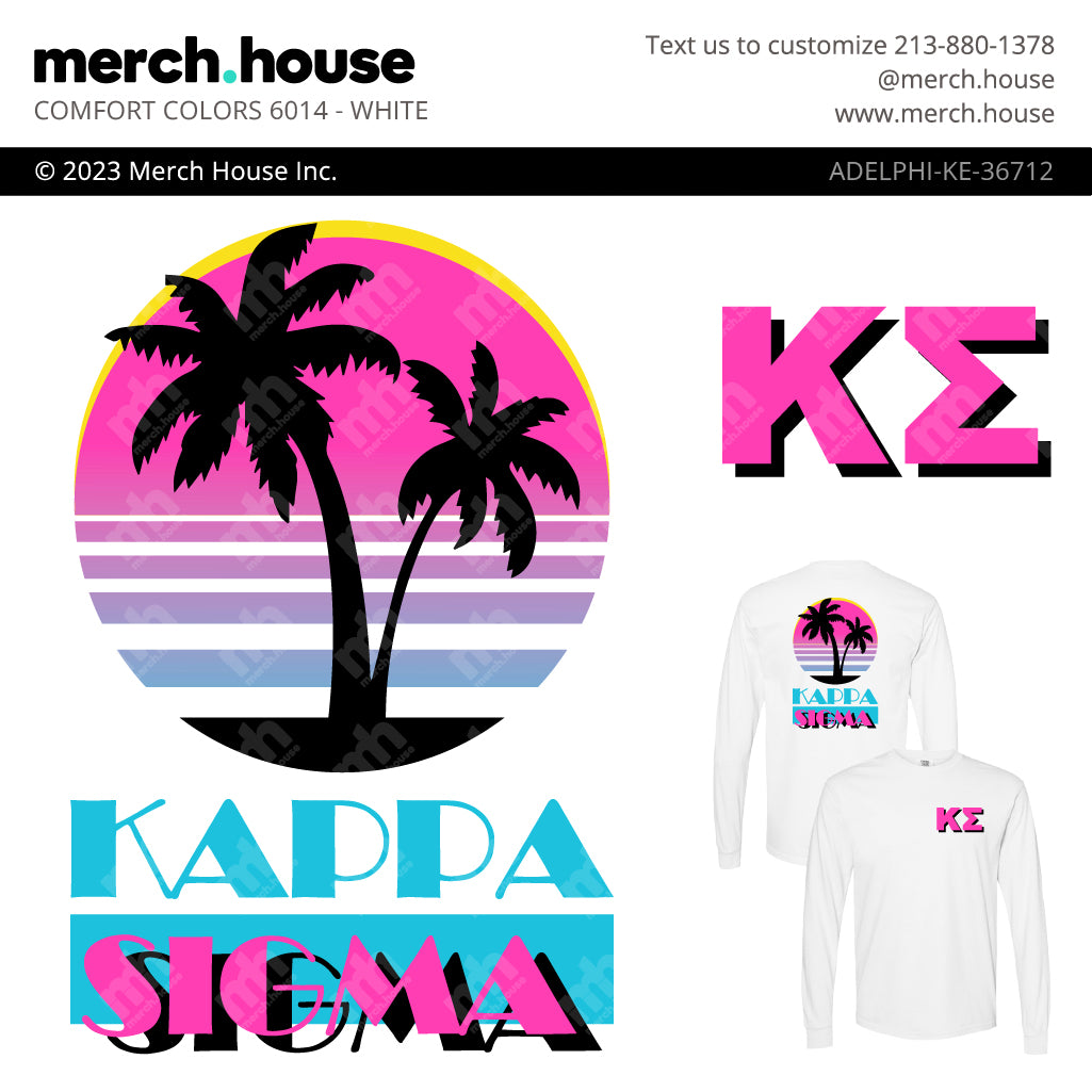 Kappa Sigma PR Sunset Vice Shirt
