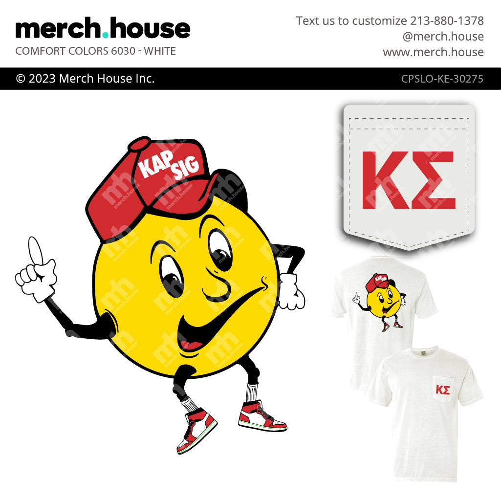 Kappa Sigma PR Yellow Smiley Shirt