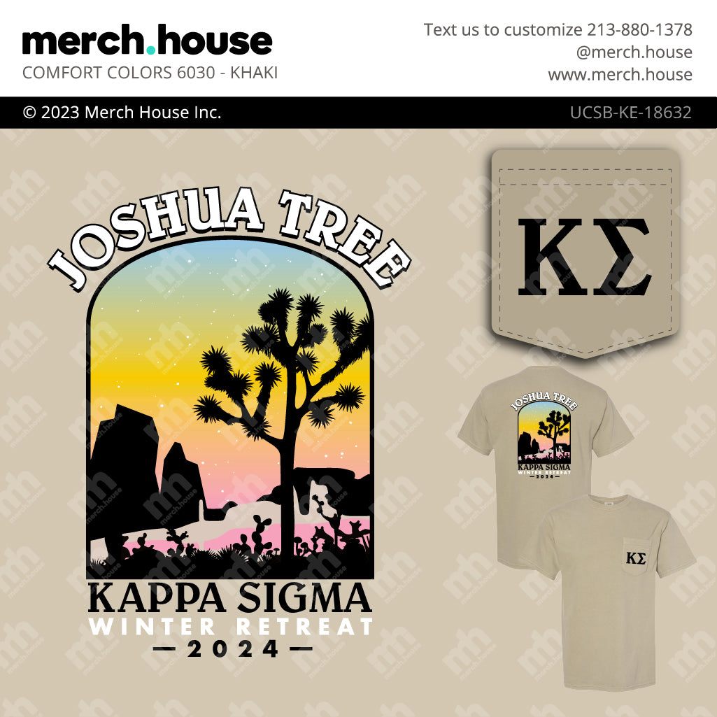 Kappa Sigma Retreat Desert Gradient Shirt
