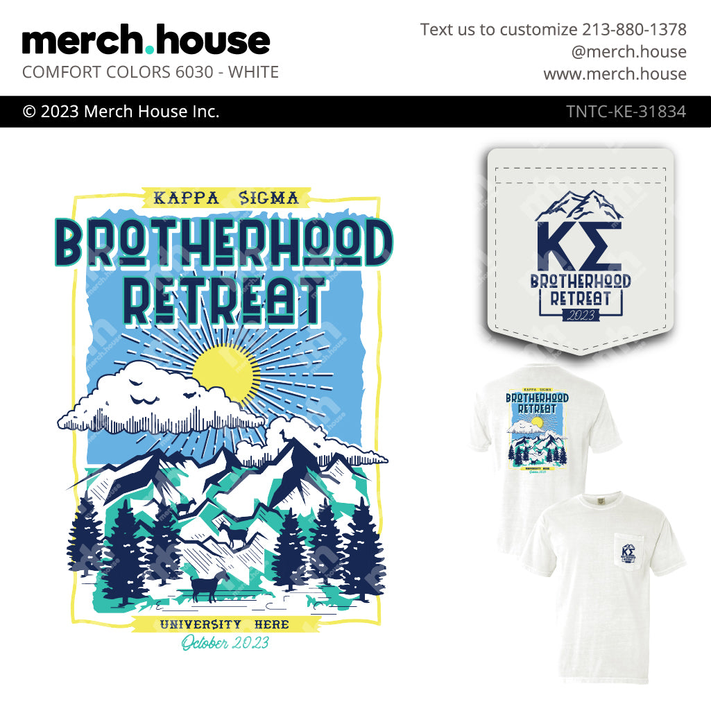 Kappa Sigma Retreat Mountains Shirt