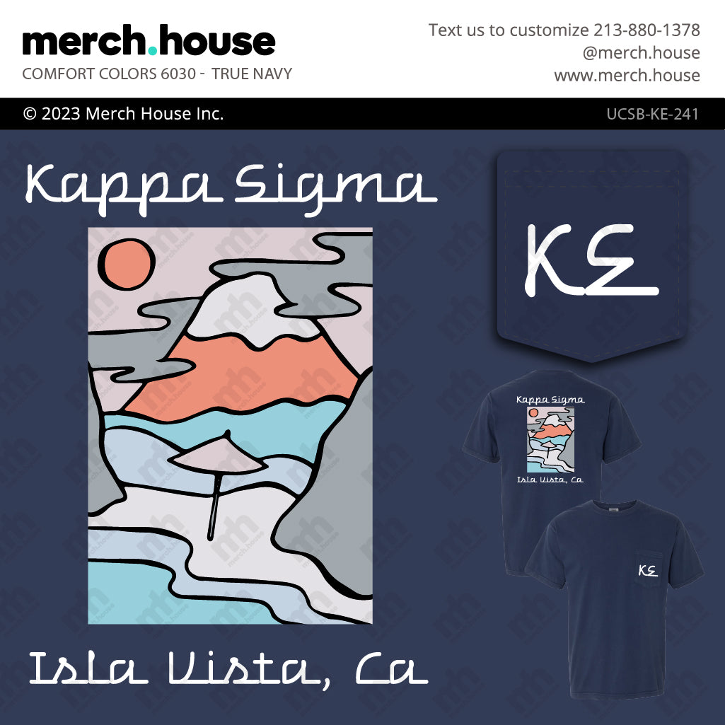 Kappa Sigma Rush Shirt Beach Shapes