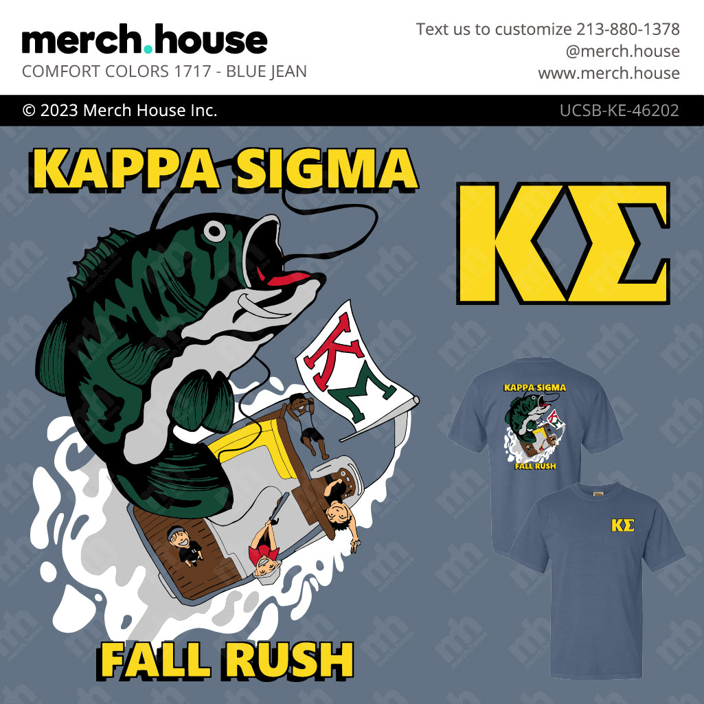 Kappa Sigma Rush Shirt Capsized Boat