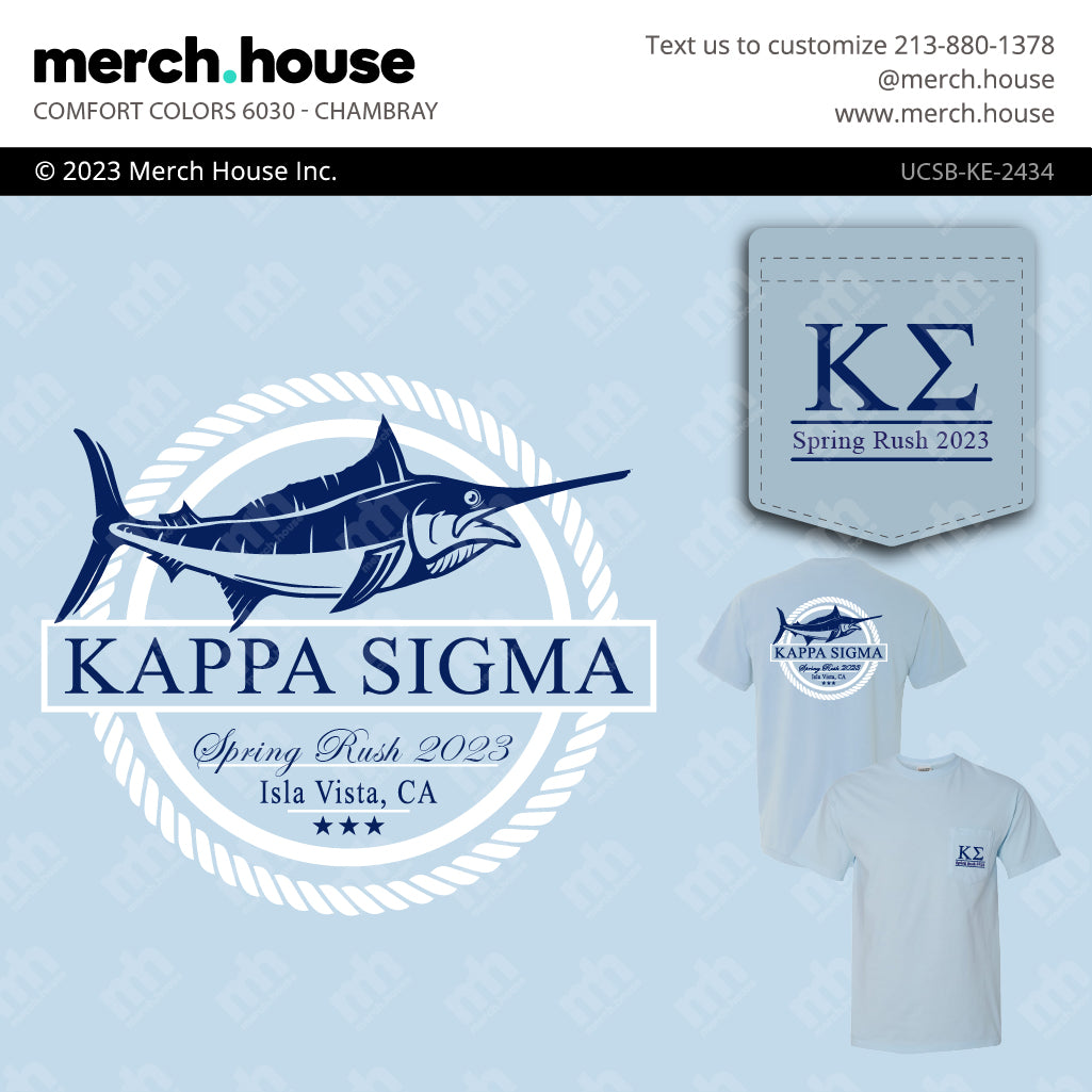 Kappa Sigma Rush Shirt Classy Marlin