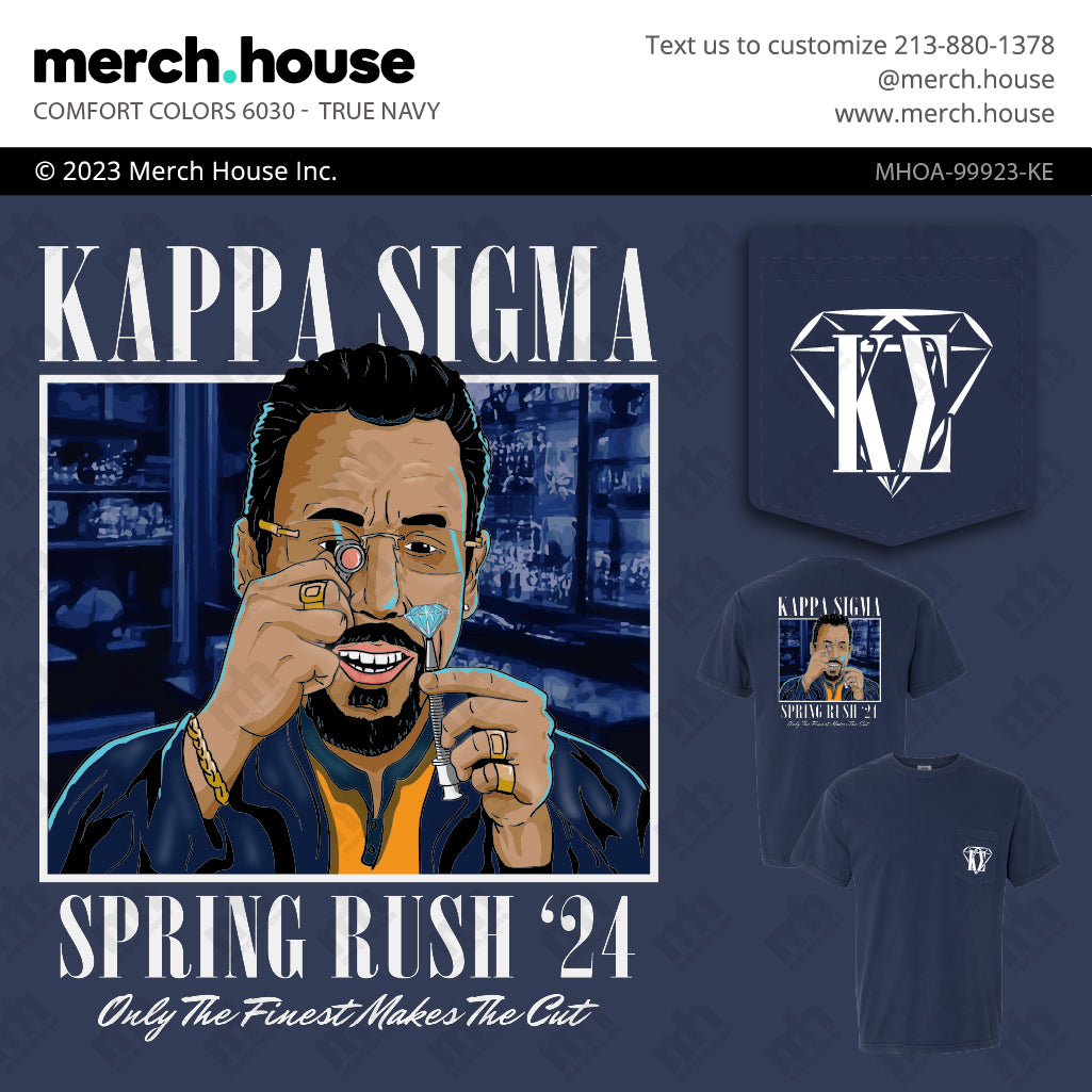 Kappa Sigma Rush Shirt Finest Diamond