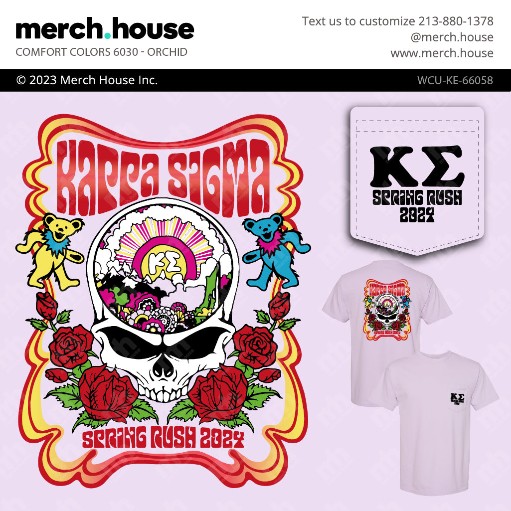 Kappa Sigma Rush Shirt Grateful Dead