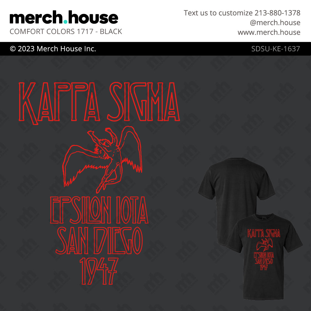 Kappa Sigma Rush Shirt LZ Rock