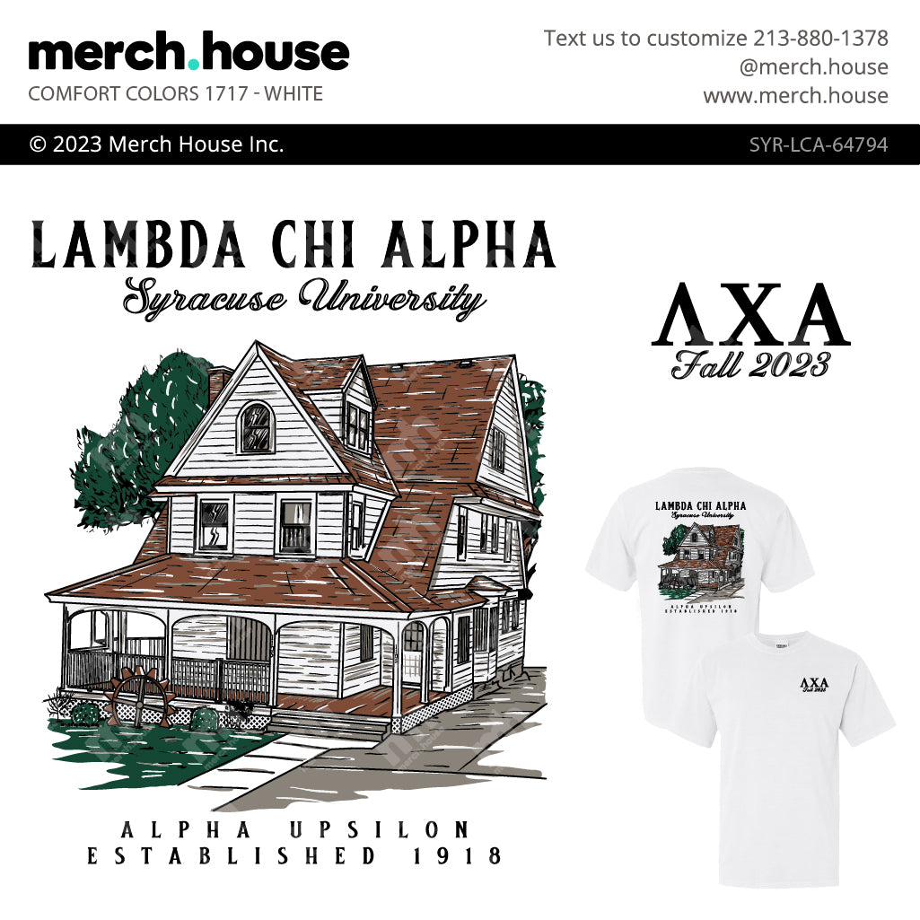 Lambda Chi Alpha PR New House Shirt