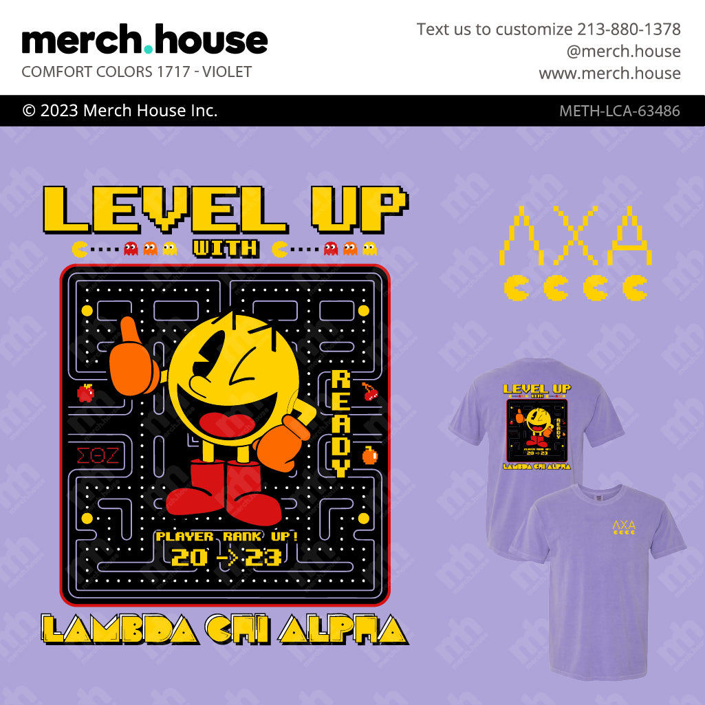 Lambda Chi Alpha PR Pacman Shirt