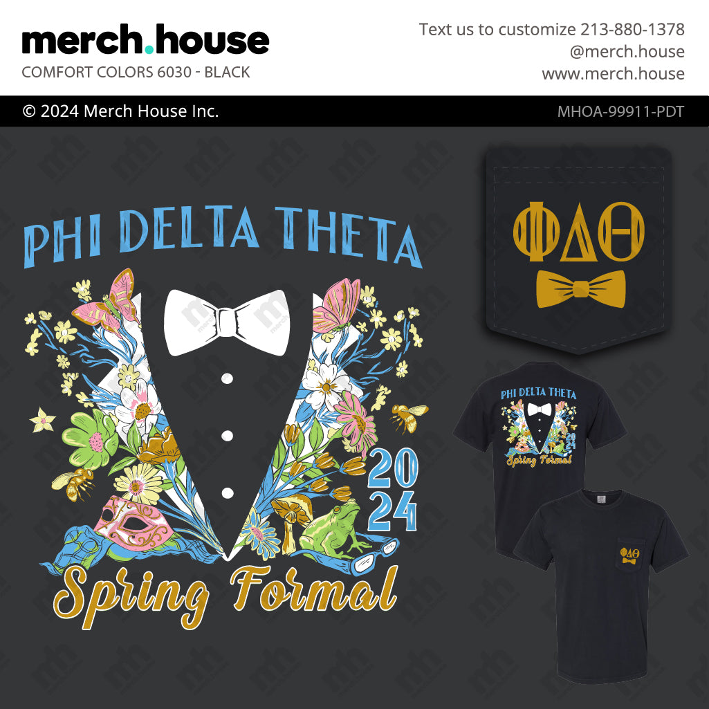 Phi Delta Theta Formal Spring Tux Shirt