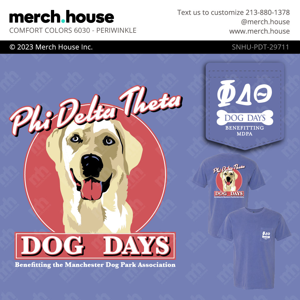 Phi Delta Theta Philanthropy Dog Days Shirt