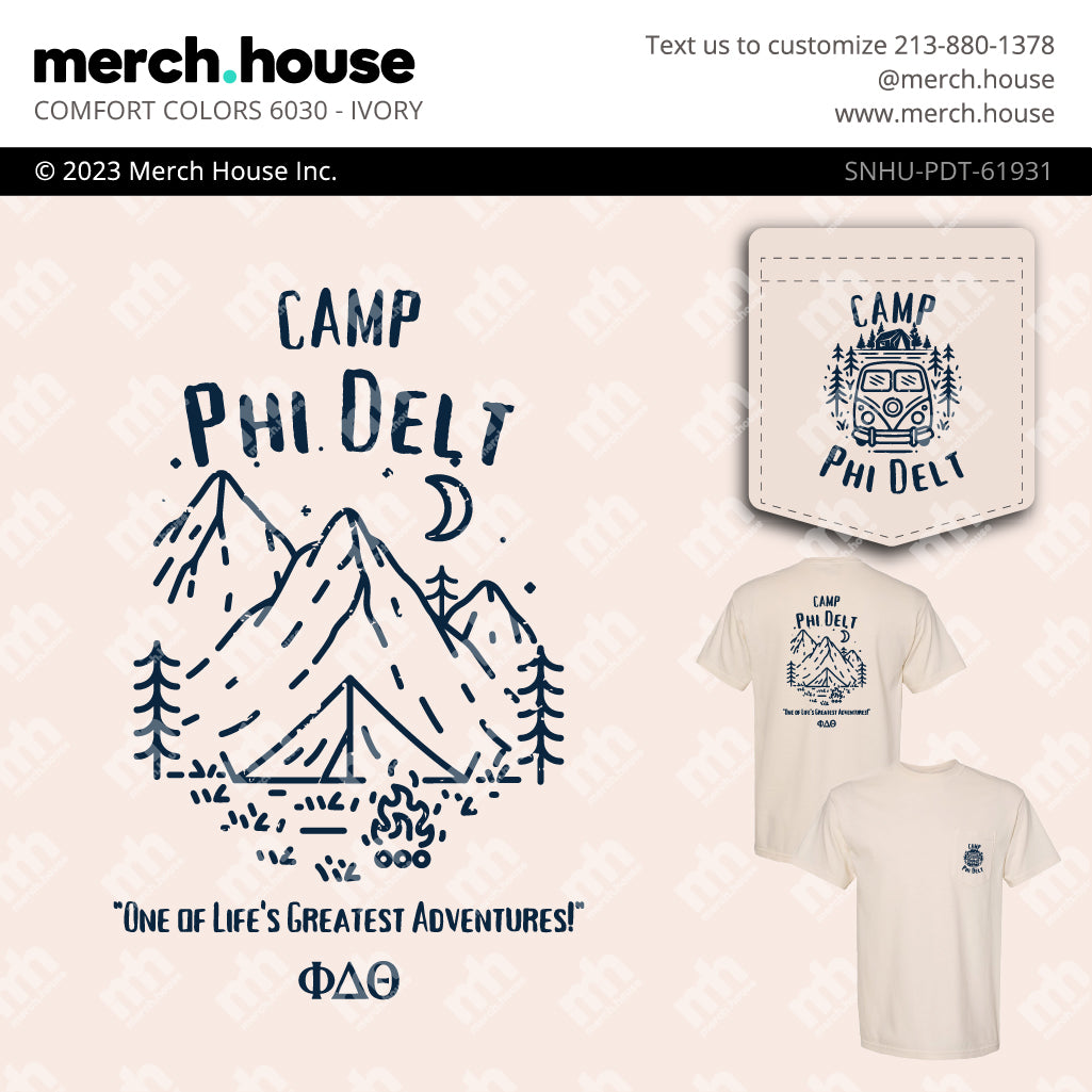 Phi Delta Theta PR Night Camping Shirt