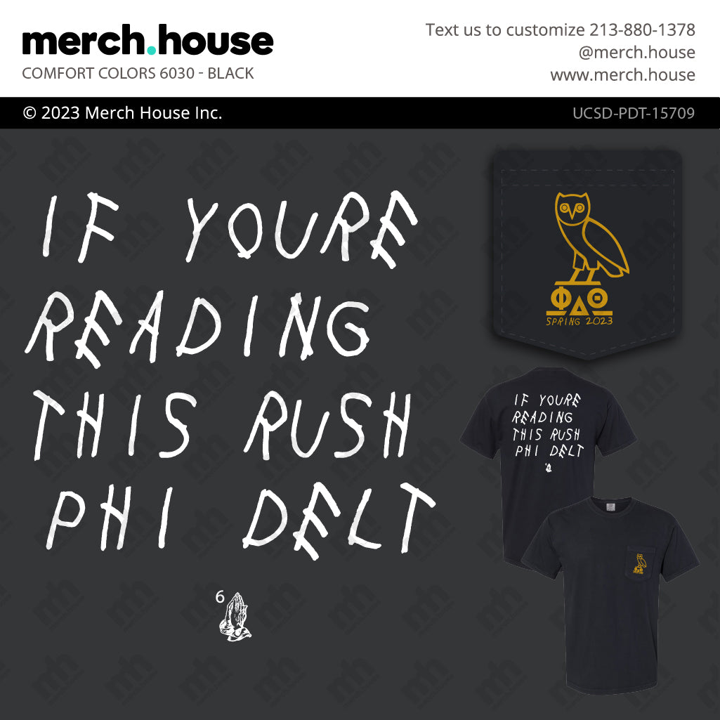 Phi Delta Theta Rush Shirt Album Cover