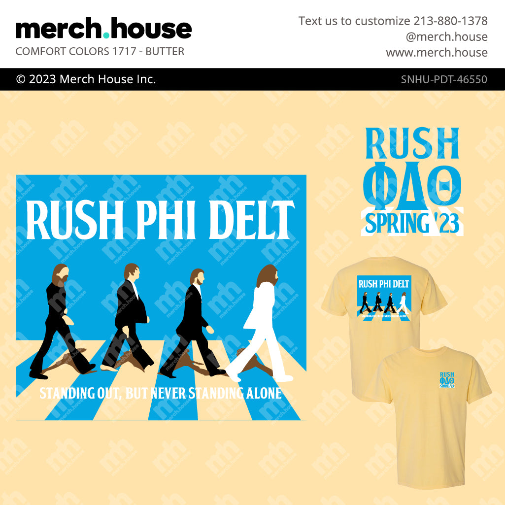 Phi Delta Theta Rush Shirt Beatles