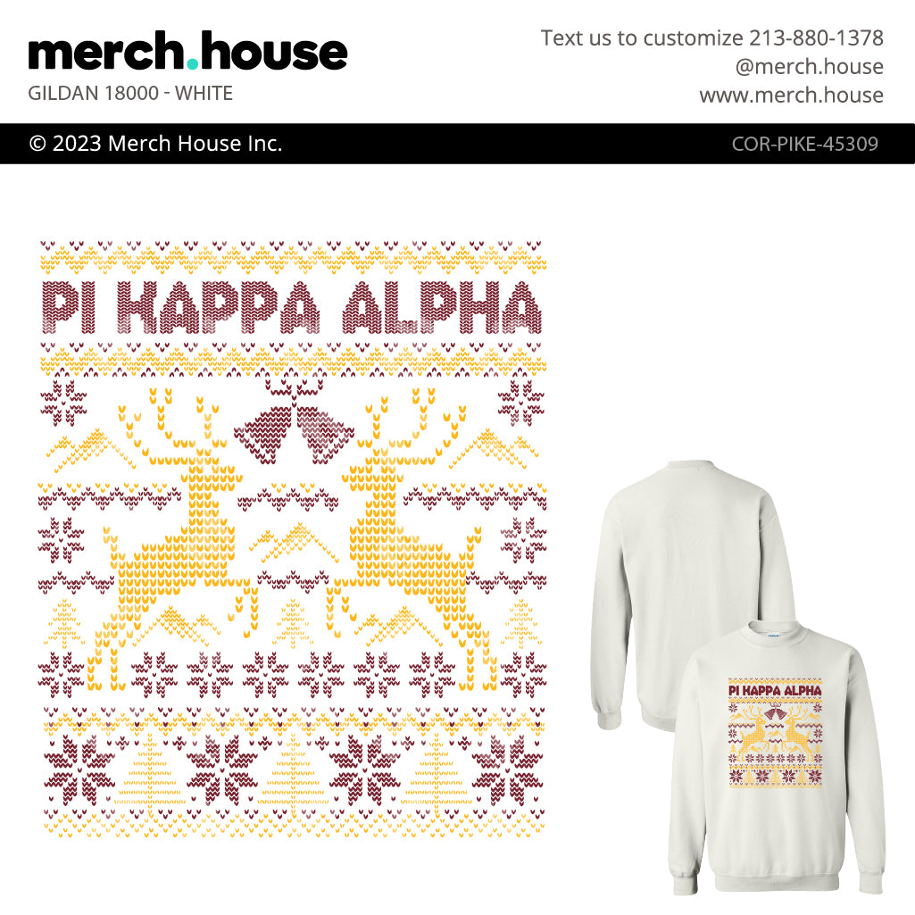 Pi Kappa Alpha Christmas Ugly Sweater Shirt